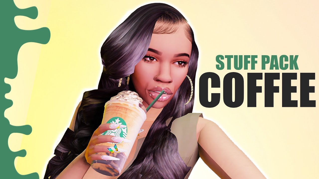☕😊THE SIMS 4 RISE&GRIND COFFEE HOUSE Custom Stuff Pack Trailer Reaction