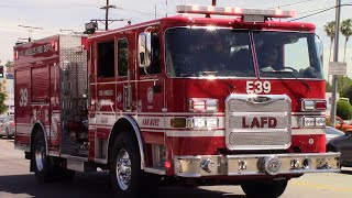 LAFD Engine 39 Responding