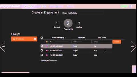 engageSPARK - Voice blast in one minute