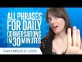 All Phrases You Need for Daily Conversations in French