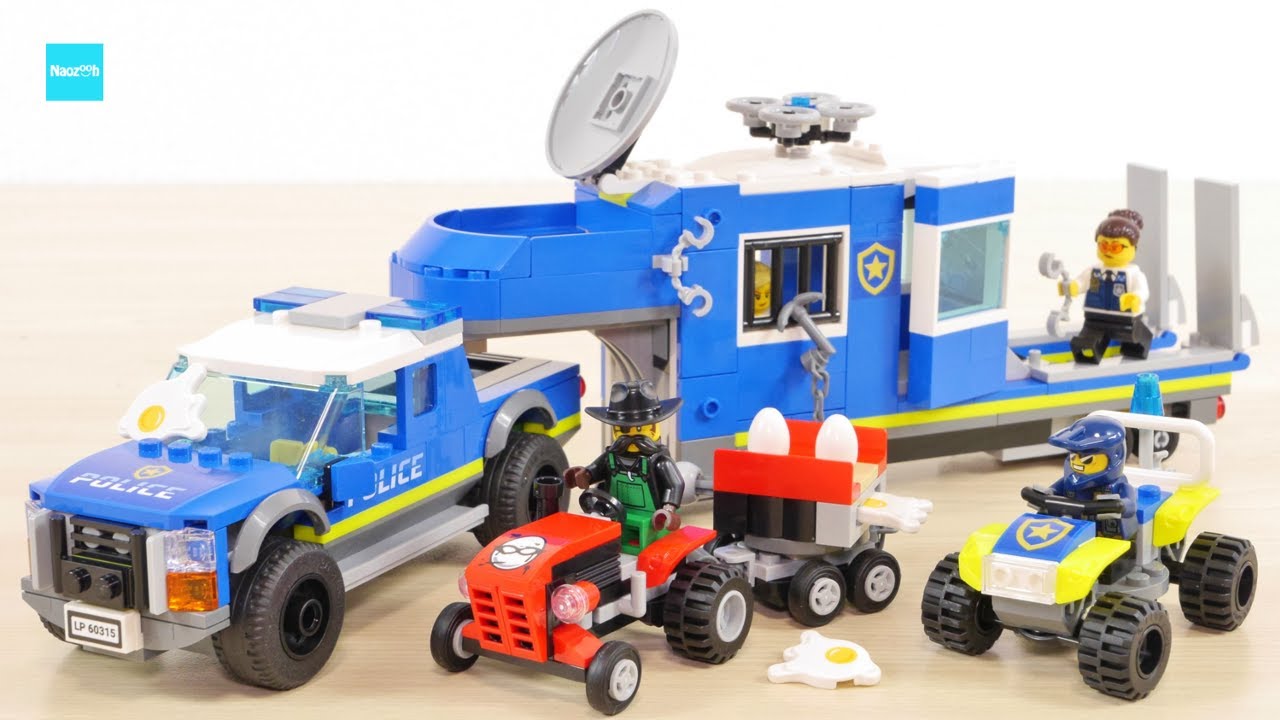 LEGO City Police Mobile Command Truck 60315 Speed Build & Review