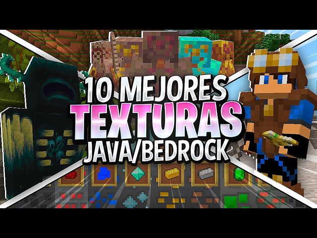 TOP 25 TEXTURE PACKS para MINECRAFT 1.19 - 1.19.4 (JAVA, BEDROCK y  PE)😱PAQUETE DE TEXTURAS 1.19.73 