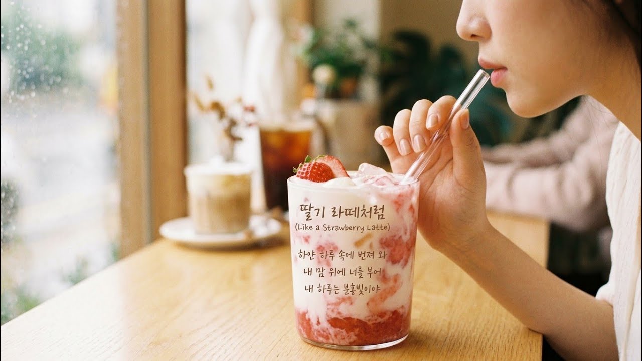 [듣기좋은 자작곡] 딸기라떼처럼 | K-Indie Pop | ​