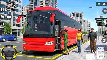 Bus Simulator Game 2025 - Ultimate Passenger Pickup Driving 3D! Bus Game Android GamePlay