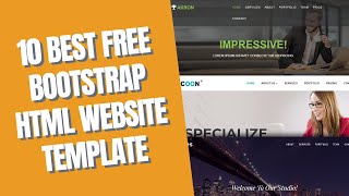 Top 10 Best Free Bootstrap HTML Website Templates 2022 |  Wpshopmart