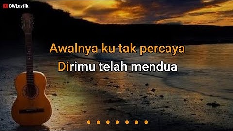 KECEWA DALAM SETIA - THOMAS ARYA // KARAOKE AKUSTIK ( NADA COWOK ) 