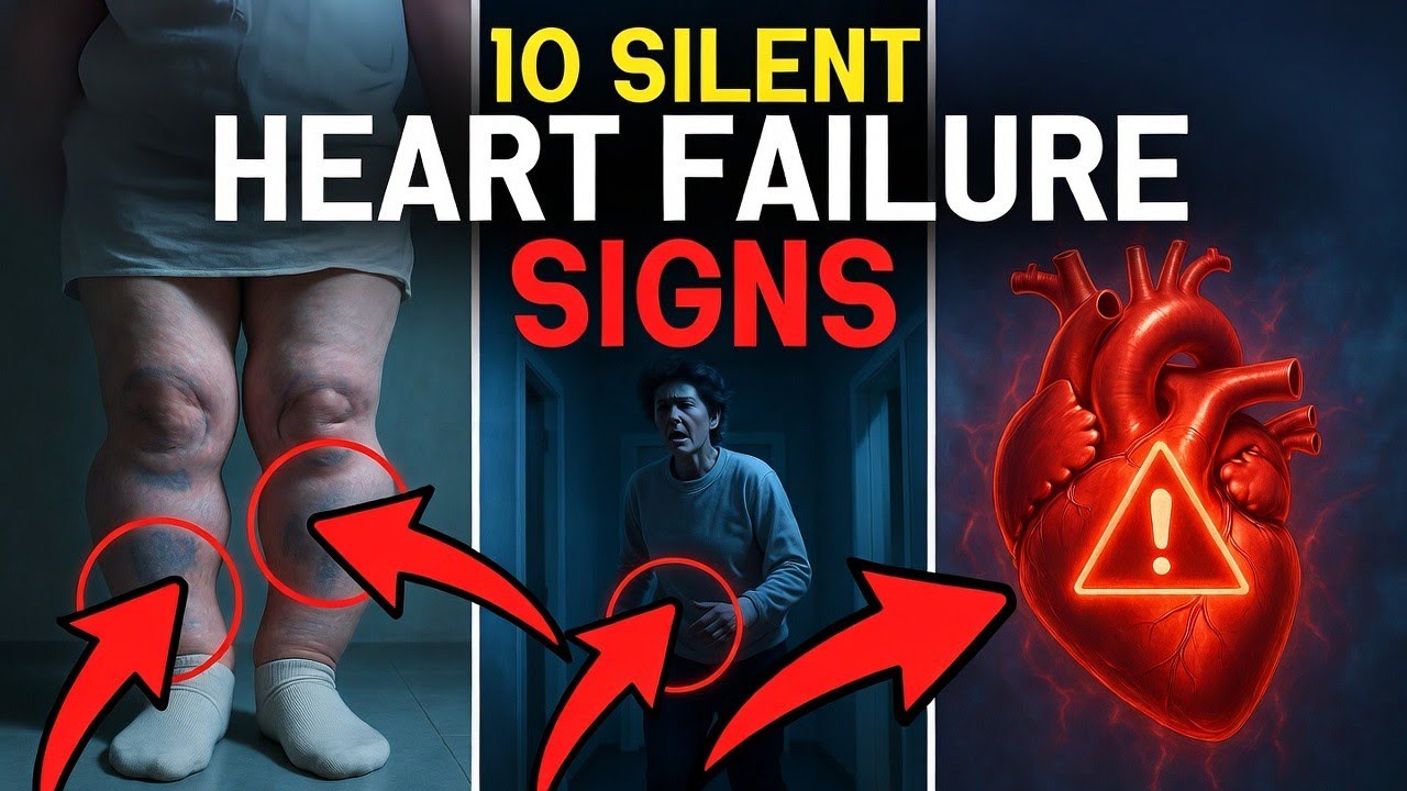 10 Silent Signs of Heart Failure You Should NEVER Ignore! - YouTube