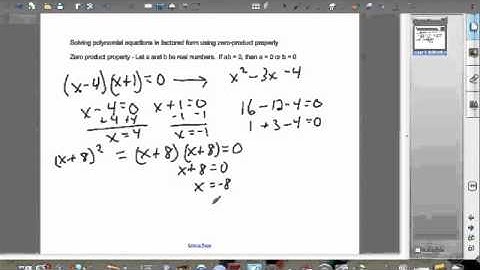 zero product property