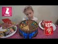 Торт из Kit Kat и M&m и конфет Skittles, Meller, Maltesers на День рождения Никиты