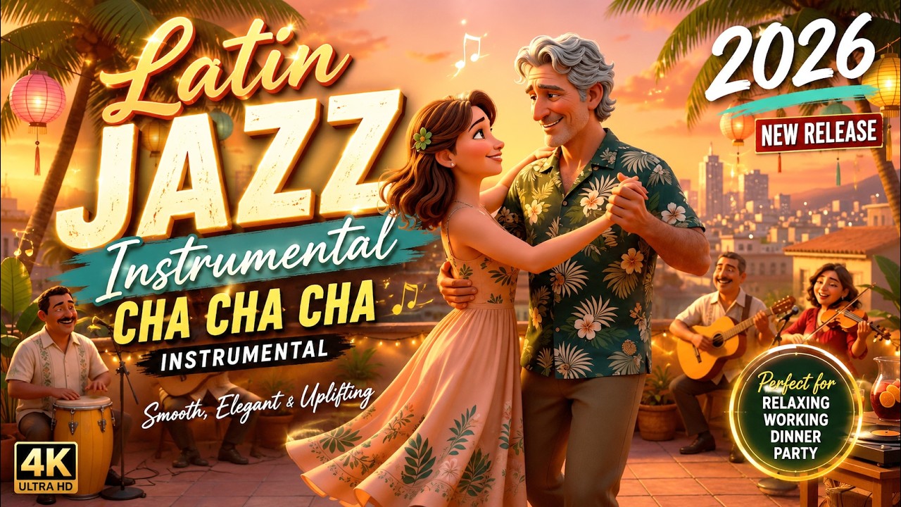 Best Cha Cha Cha Instrumental 2026 | Smooth Latin Jazz Vibes ...