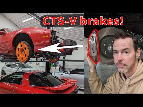 Installing Cadillac CTS-V Brakes on 92 Firebird Project Part 18