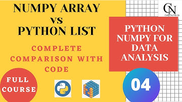 Numpy array vs simple List | Why NumPy is better than list.