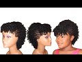 DIY Curly Mohawk Braided Wig Tutorial Using Expression Braid Extension- No Closure Wig