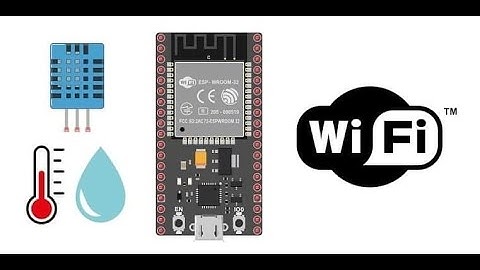 Send data measured by DHT11 sensor connected to ESP32 via Wifi