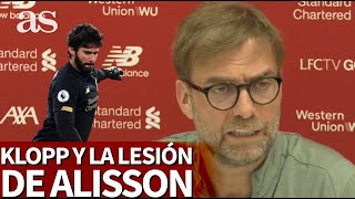 Klopp confirms Alisson's absence against Atlético Madrid in the Champions League | Diario AS