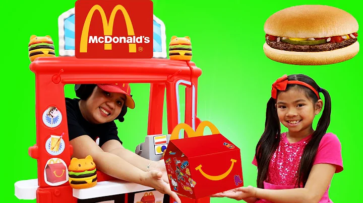 Emma Pretend Play Happy Meal McDonalds Drive Thru