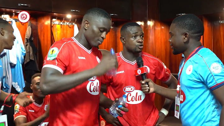 ELIE MPANZU NA ATEBA BAADA YA KUIPELEKA SIMBA NUSU FAINALI KOMBE LA SHIRIKISHO AFRIKA