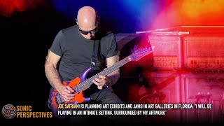 JOE SATRIANI Talks Jams In Art Galleries: “I'll Play An Intimate Setting, Surrounded By My Artwork”