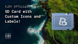 SD Card with Custom Icons and Labels!