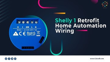 Shelly 1 Retrofit Home Automation Wiring