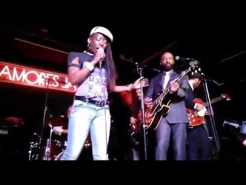 Binky Griptite and THE SILVERBACKS feat. Shirley Davis at Sala Clamores Madrid April 2017