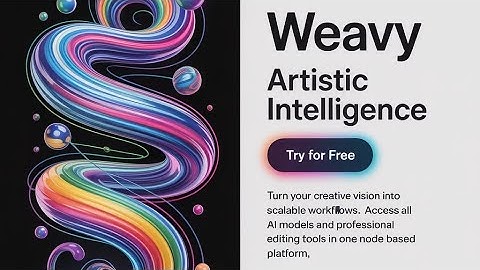Weavy Artistic Intelligence. Turn your creative vision into scalable workflows. Access all AI models