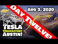 Tesla Gigafactory Austin 4K 8/3/20 - Tesla Terafactory - Swamp Excavator Bonus - Day Zero Footage!