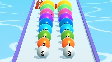 Ball Run 2048 All Levels Gameplay Walkthrough New Update iOS Android Levels 89-91