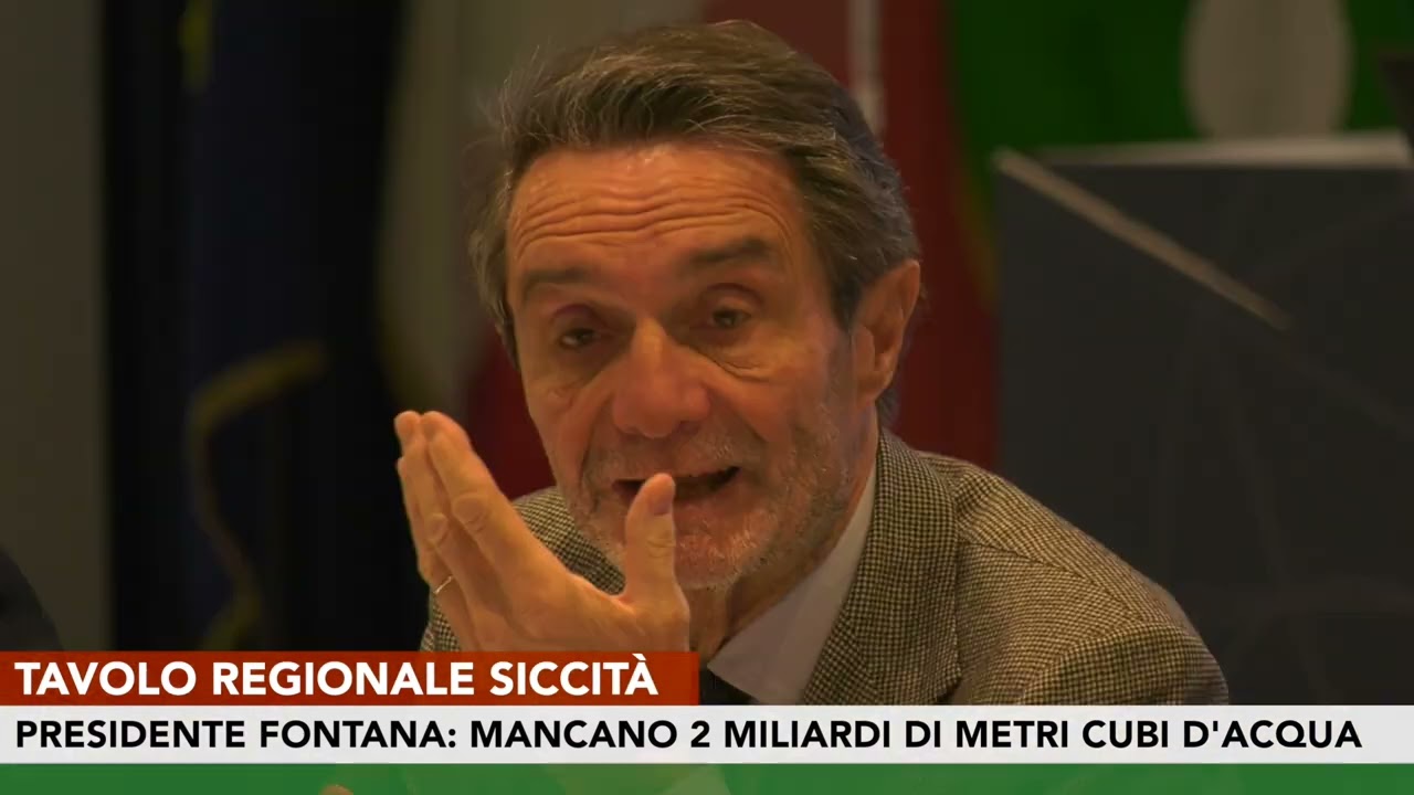 Siccità, a Palazzo Lombardia il tavolo tecnico