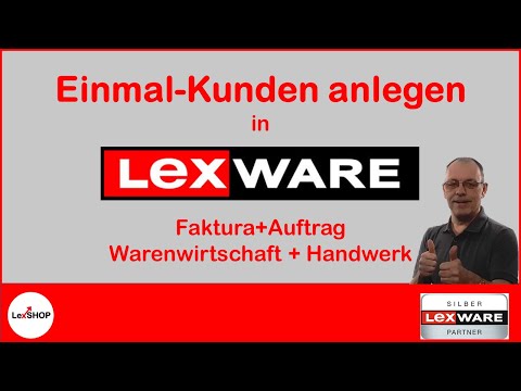 Update Wie kann man Einmal-Kunden anlegen in #Lexware Faktura+Auftrag, Warenwirtschaft oder Handwerk?