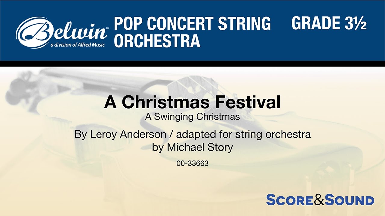 A Christmas Festival, adapt. Michael Story - Score & Sound