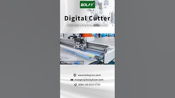 automatic cloth cutting machines | Oscillating knife cutting fabric