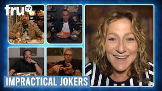 Impractical Jokers: Dinner Party - Edie Falco's Big Decision (Clip) | truTV