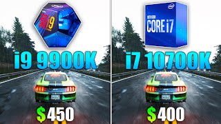 i9 9900K vs i7 10700K Test in 10 Games