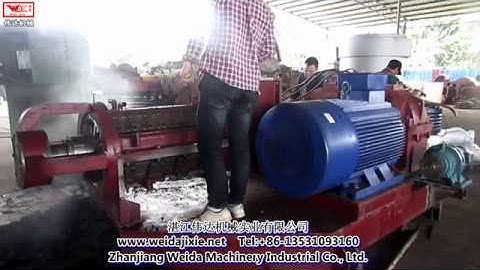 Reclaimed rubber mixer