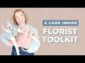 Florist toolkit organisation   lets clean out my flower bag