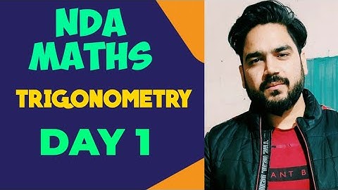 NDA TRIGONOMETRY FULL CHAPTER  / DAY 1 / RAVI JANGRA SIR