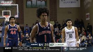 Aden Holloway 19 PTS 6 AST in Freshman Debut vs Baylor