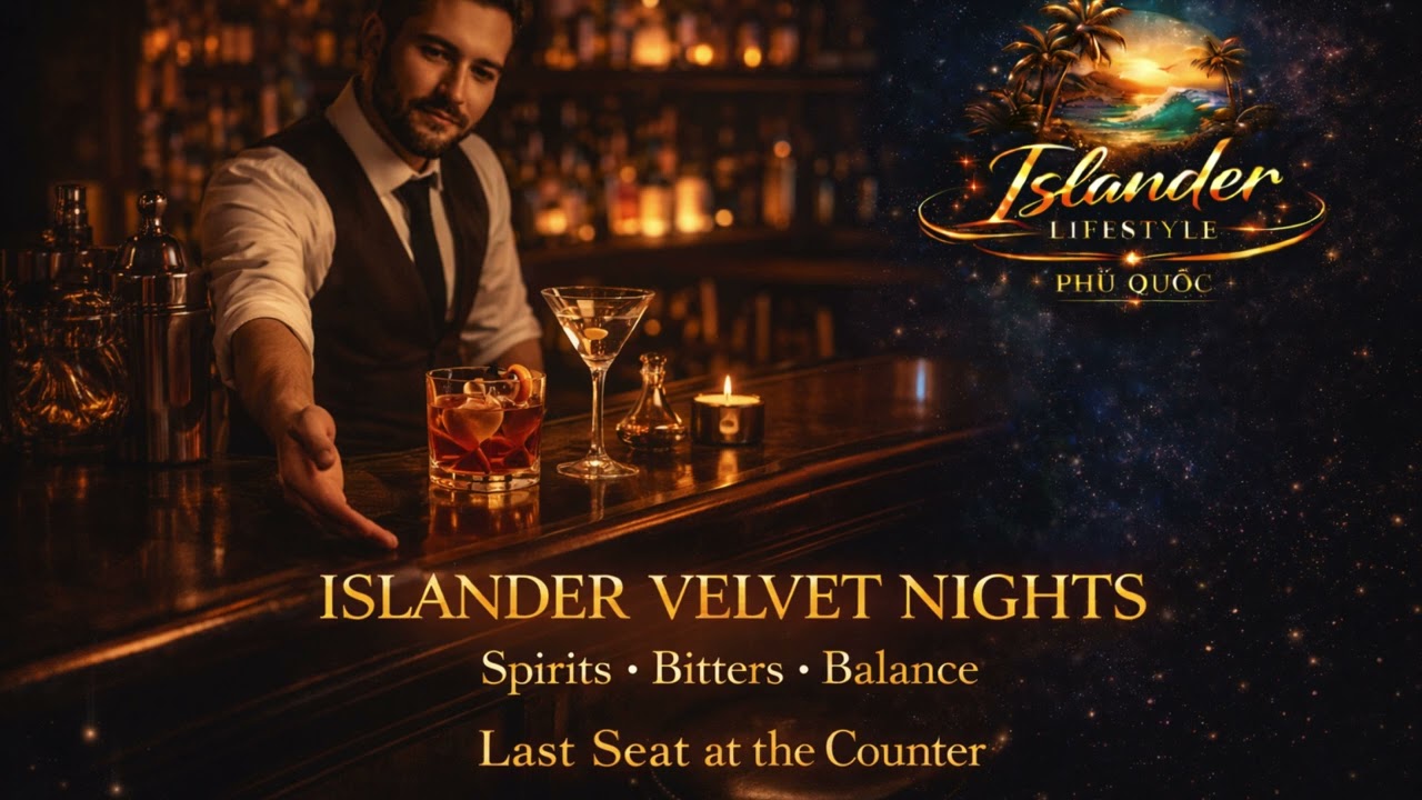 🎧ISLANDER VELVET NIGHT|Last Seat at the Counter #IslanderVelvetNight #CocktailMusic #NightBarMusic