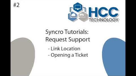 HCC Technology Video Tutorial: Support Portal