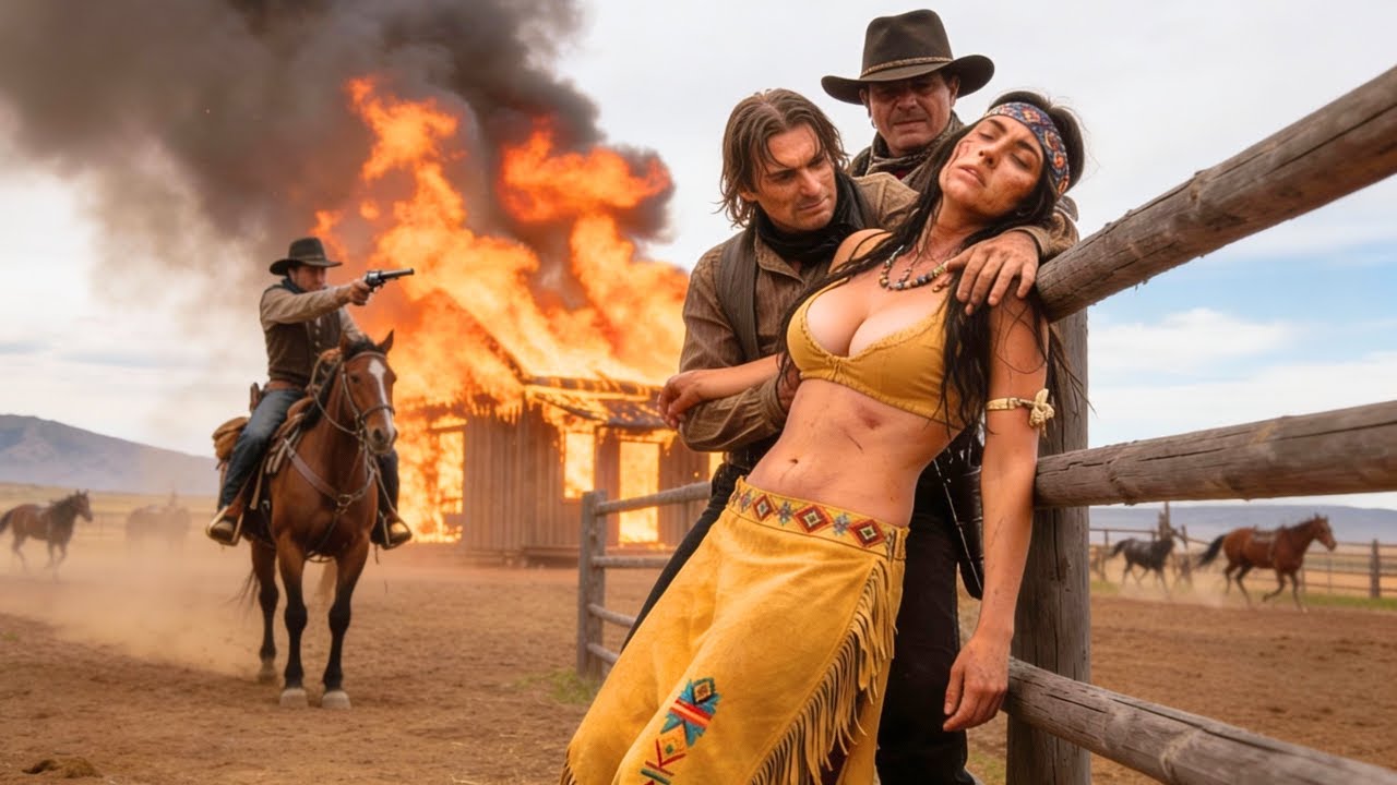 They Burned The Ranch And Left An Apache Woman To Die — Until The Rancher Appeared And Saved Her