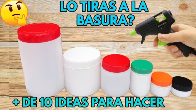 DECORA TU COCINA RECICLANDO  QUE HACER CON POTES DE PLÁSTICOS