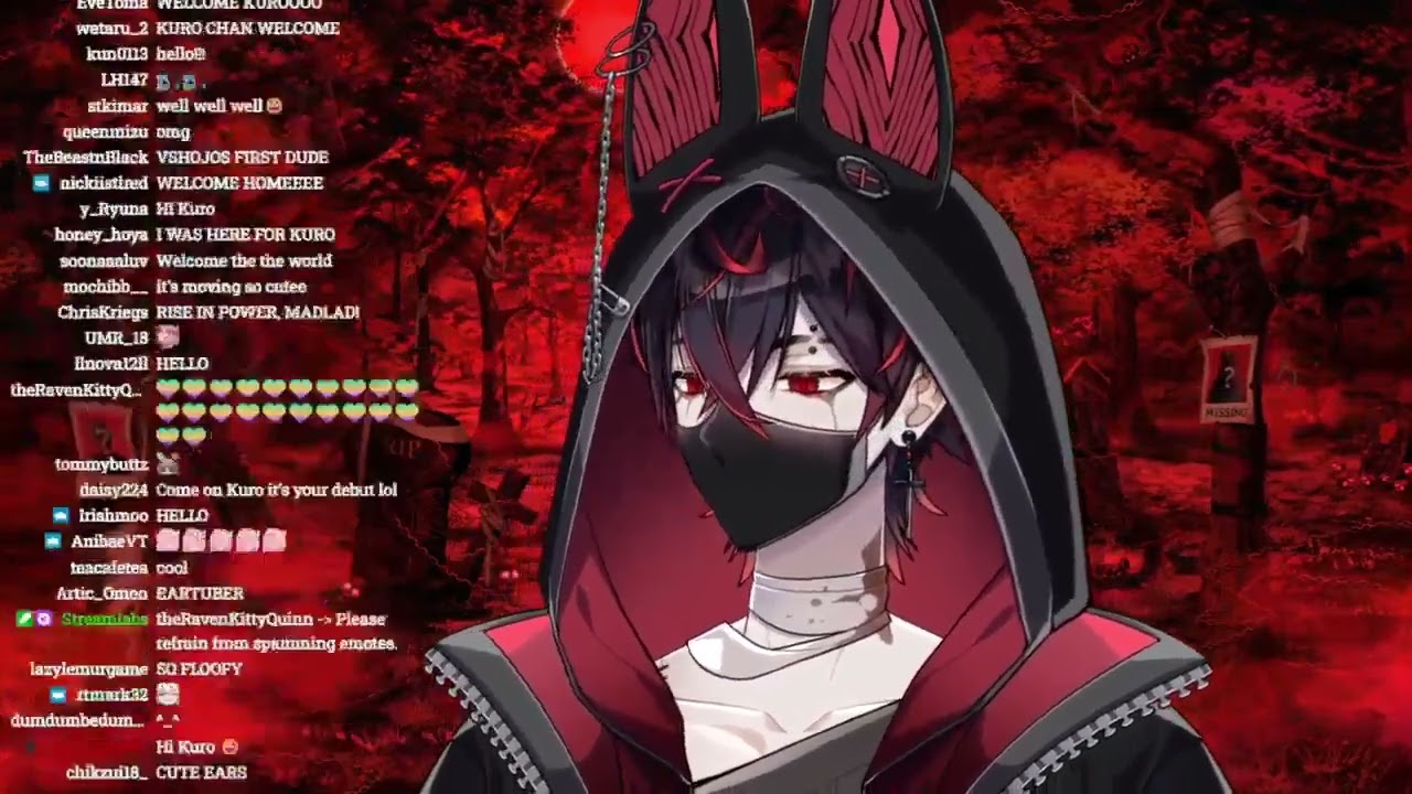 Kuro, The First Male Member Of Vshojo