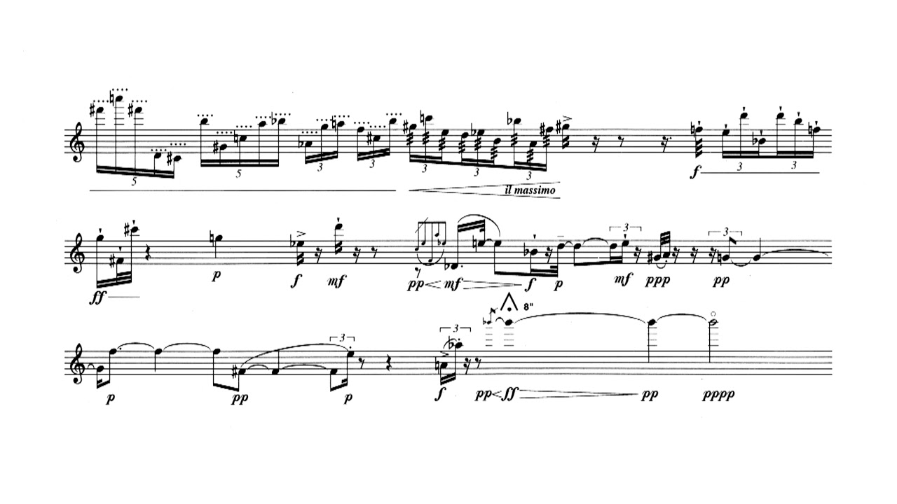 Luciano Berio - Sequenza I (1958)