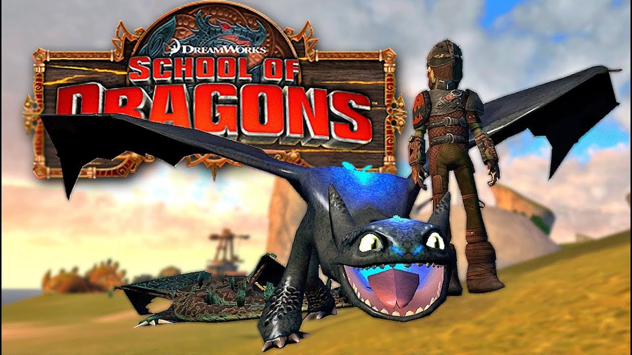 School of dragons o jogo como treinar o seu dragão