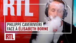 Philippe Caverivière face à Elisabeth Borne