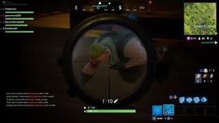Insane Double Quickscope Kill!!! (Fortnite Battle Royale)