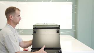 Bisley: Fitting a castor base to an F Series Filing Cabinet