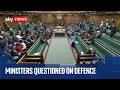 Ministers face questions on defence as Middle East conflict widens