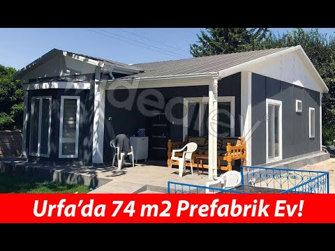 sanliurfa da yaptigimiz 74 m2 2 1 prefabrik ev youtube